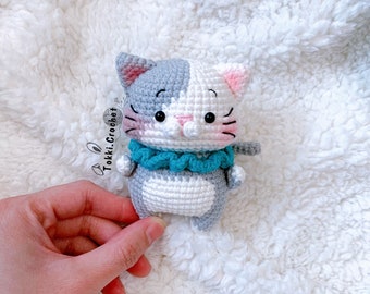 PATRÓN de Ganchillo Gureum el Gato (PDF/INGLÉS). Patrón de crochet de Tokkicrochet