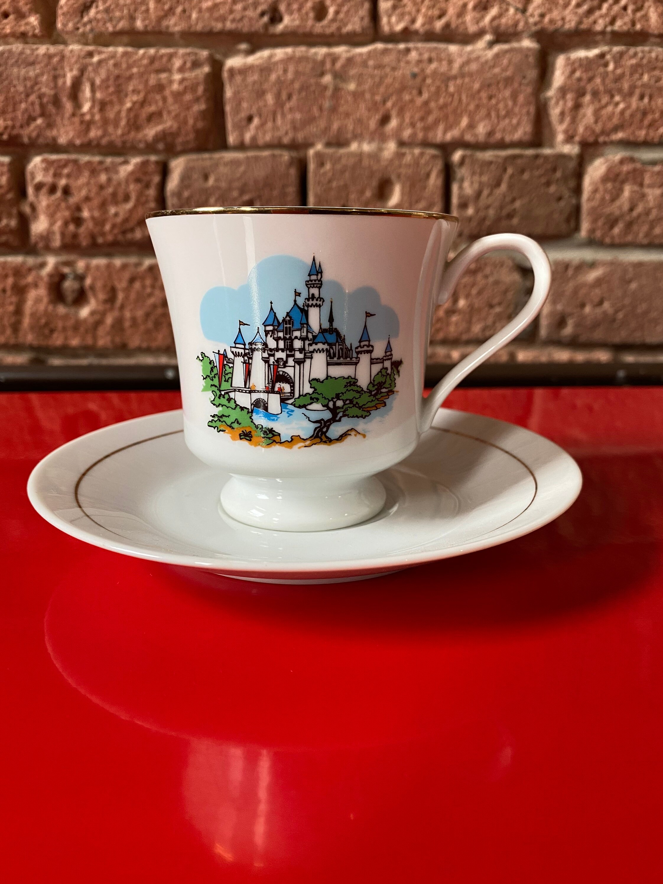 Disneyland Walt Disney World teacup and saucer Etsy