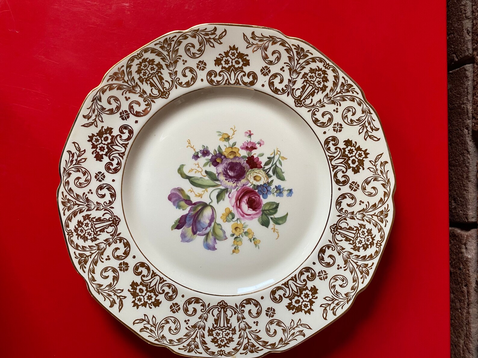 H&C Selb Bavaria Heinrich 22kt gold dinner plate Etsy