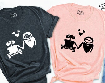 Wall E Eve Shirts Etsy Wall E Eve Shirts Etsy