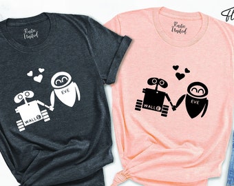 Wall E Eve Shirts Etsy