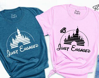 Disney Engaged Shirt - Etsy