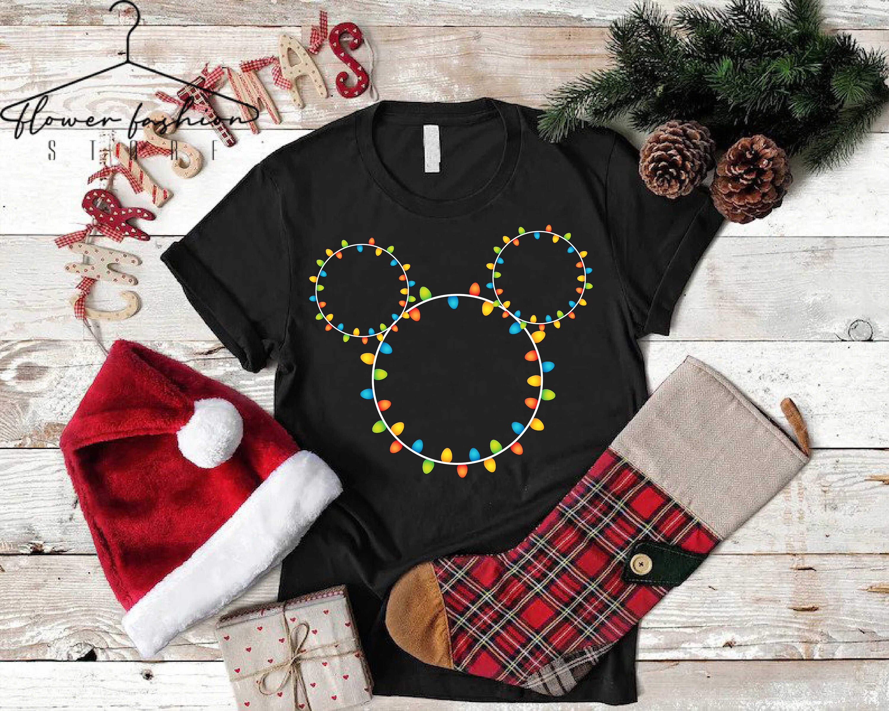 Mickey's Christmas Party Shirt Mickey Garlands Christmas Etsy