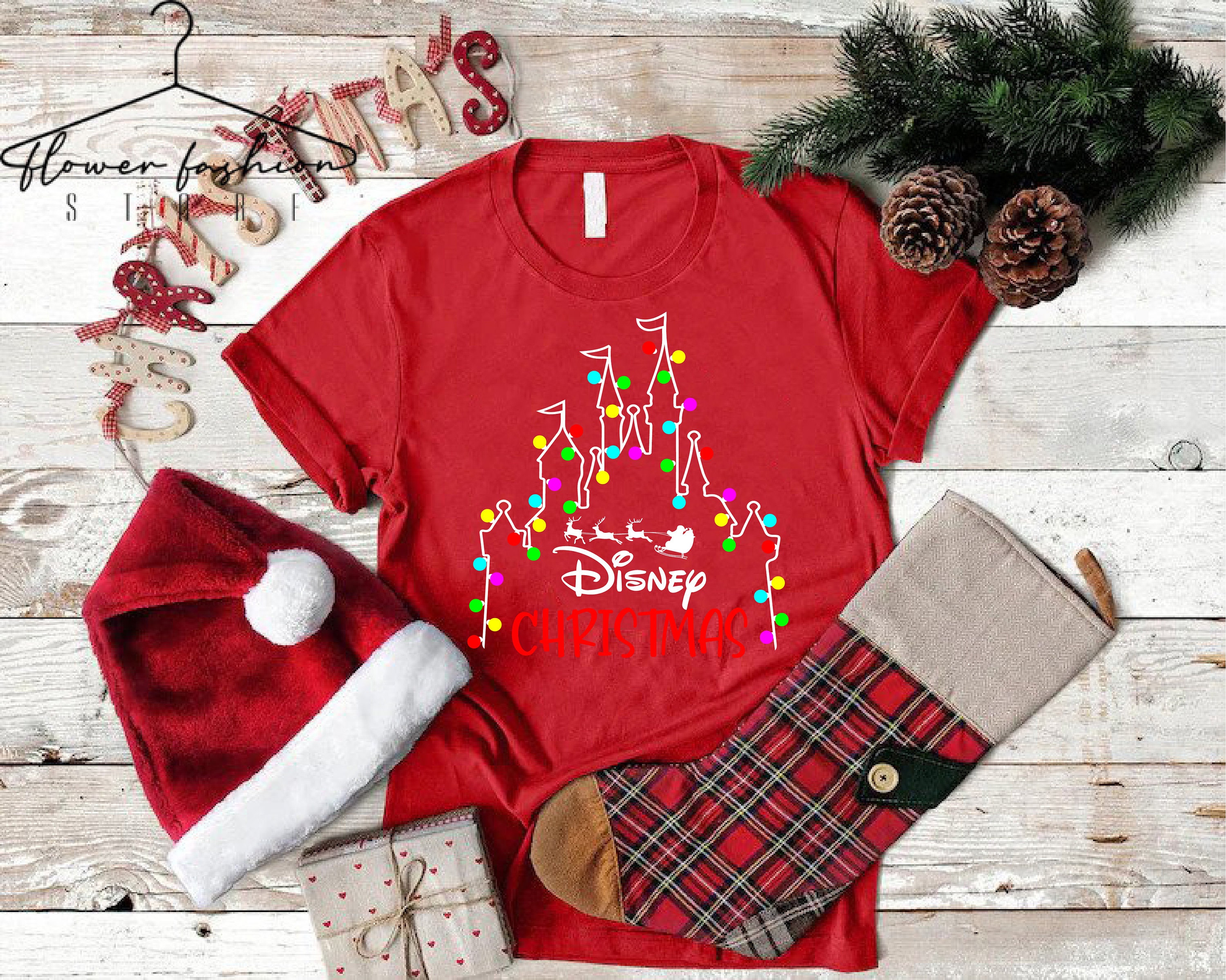 Magic Kingdom Christmas Shirt, Disney Family Matching T-shirt