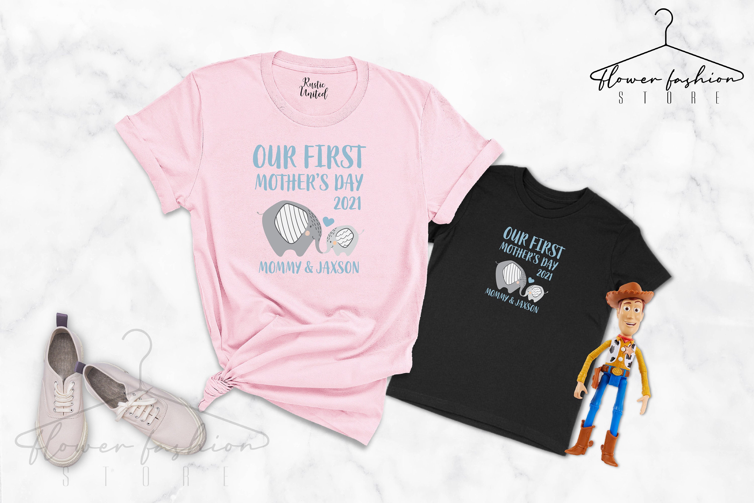 Our First Mother's Day Personalized Matching Shirt and | Etsy