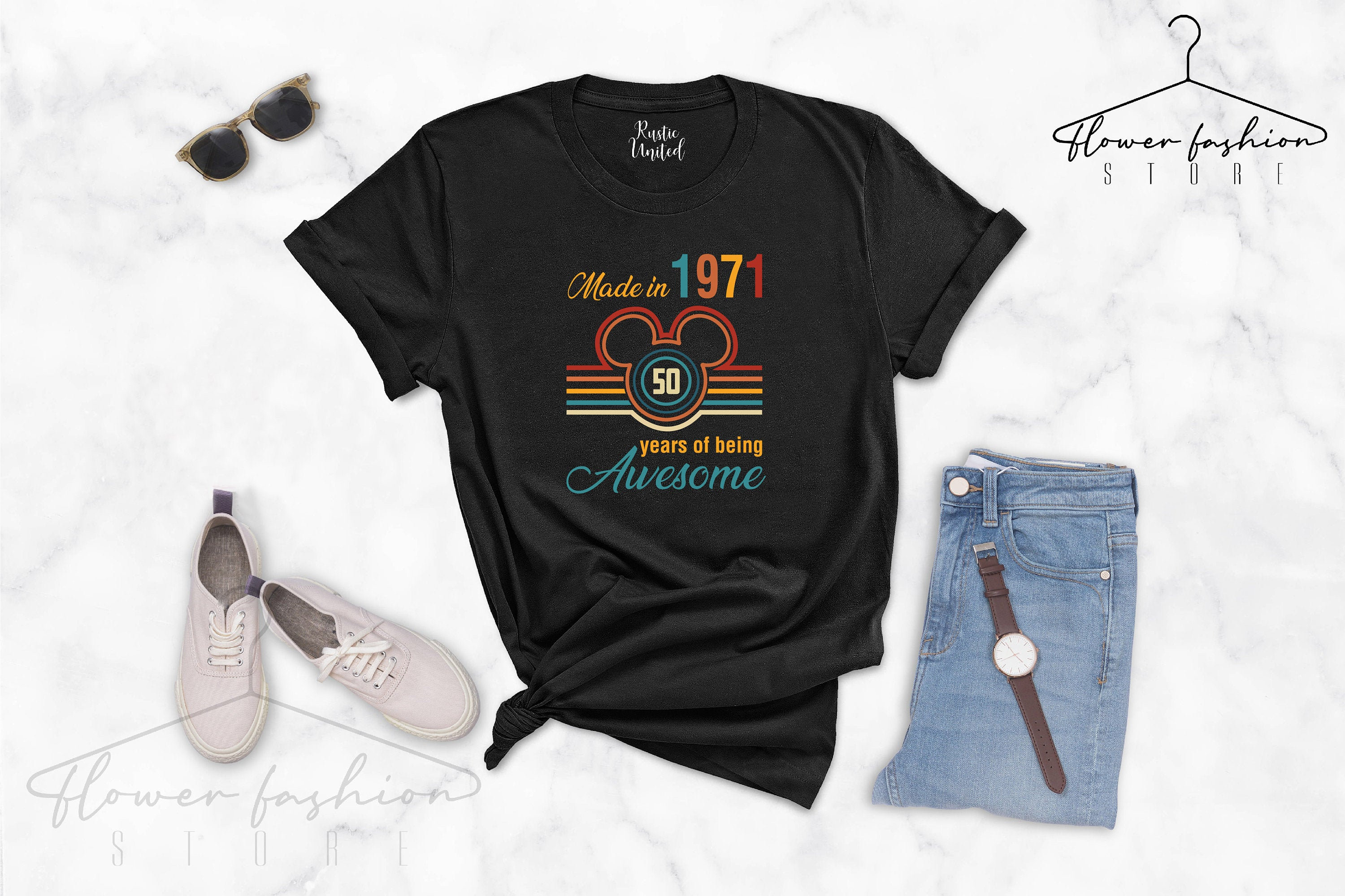 Vintage Walt Disneyworld Shirt, DW 50th Anniversary, WDW T-shirt, Dis…