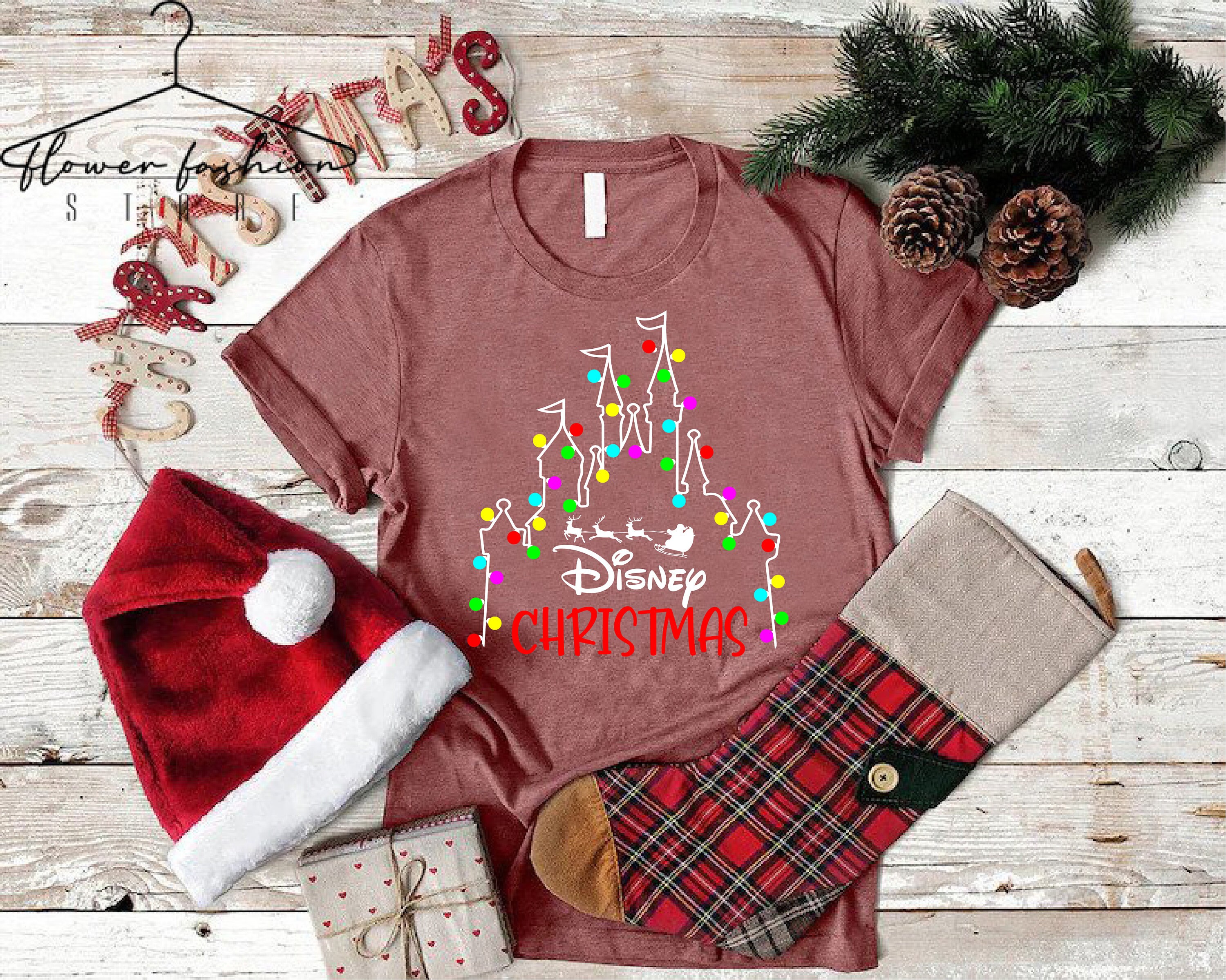 Magic Kingdom Christmas Shirt, Disney Family Matching T-shirt