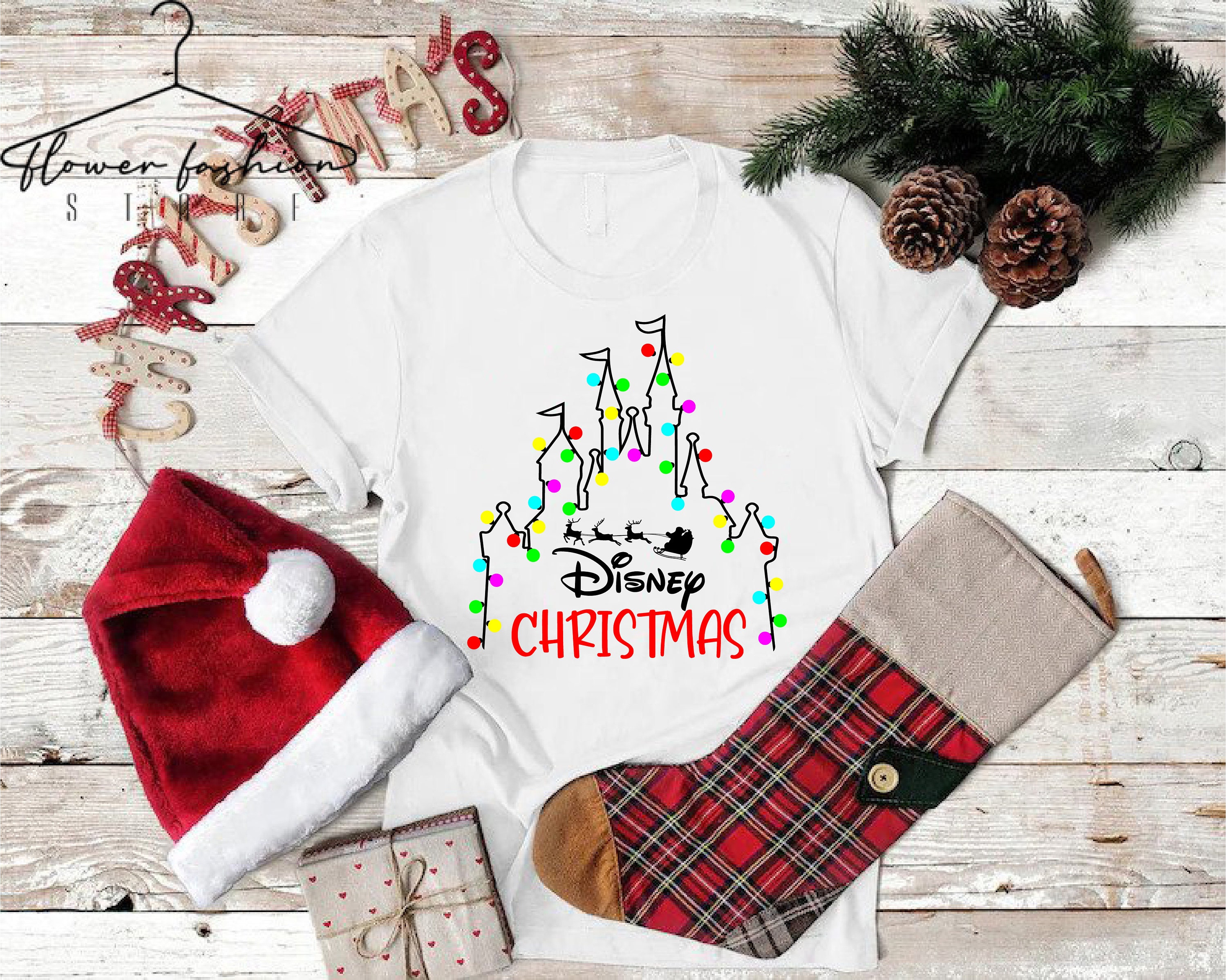 Magic Kingdom Christmas Shirt, Disney Family Matching T-shirt