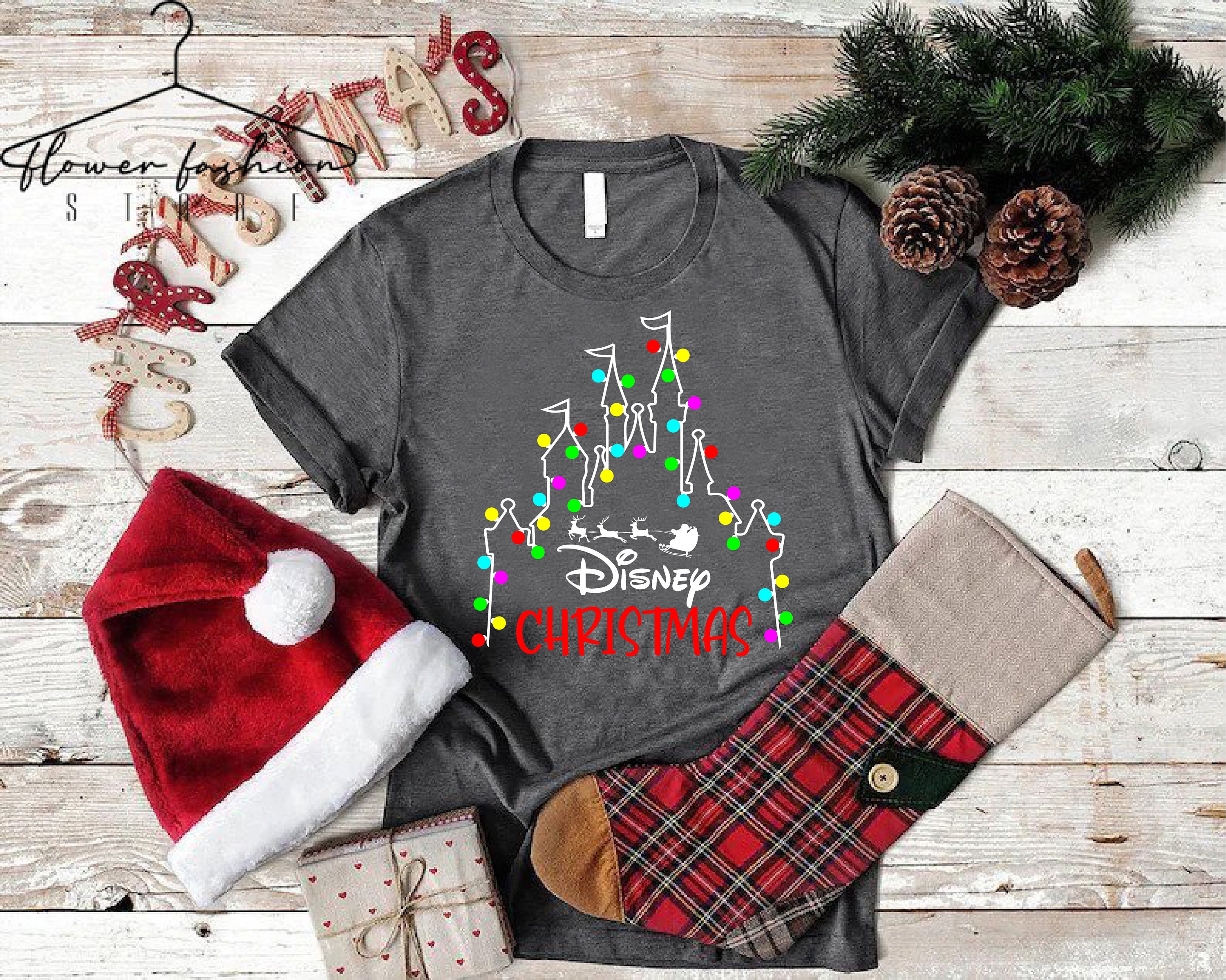 Magic Kingdom Christmas Shirt, Disney Family Matching T-shirt