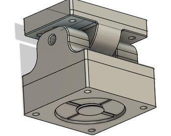Digital download file - STL - Block and Swivel mounting design