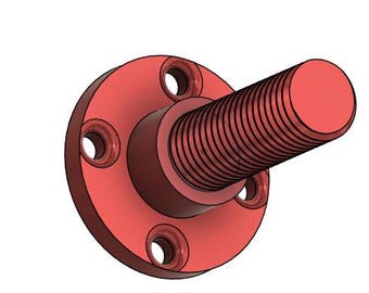 Digital File Download!! Instant Download - All Thread mounting stand/bracket collection standard 1/4-20, 1/2-12, 3/4-10