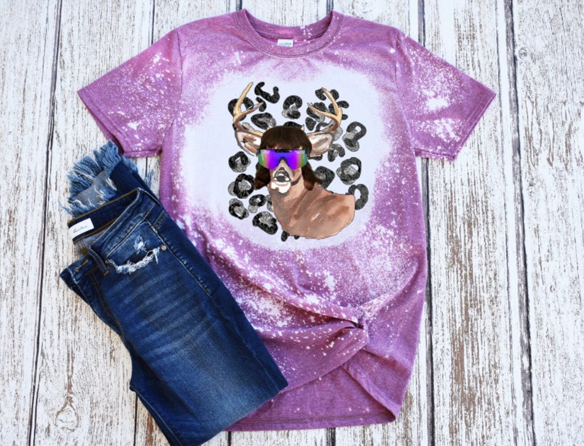 deer with mullet and pit vipers shirt