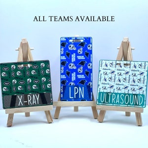 Custom Badge Buddy -  Football Badge Buddy - Fall Badge Buddy - Marker Parker - ID Badge - Badge Identifier