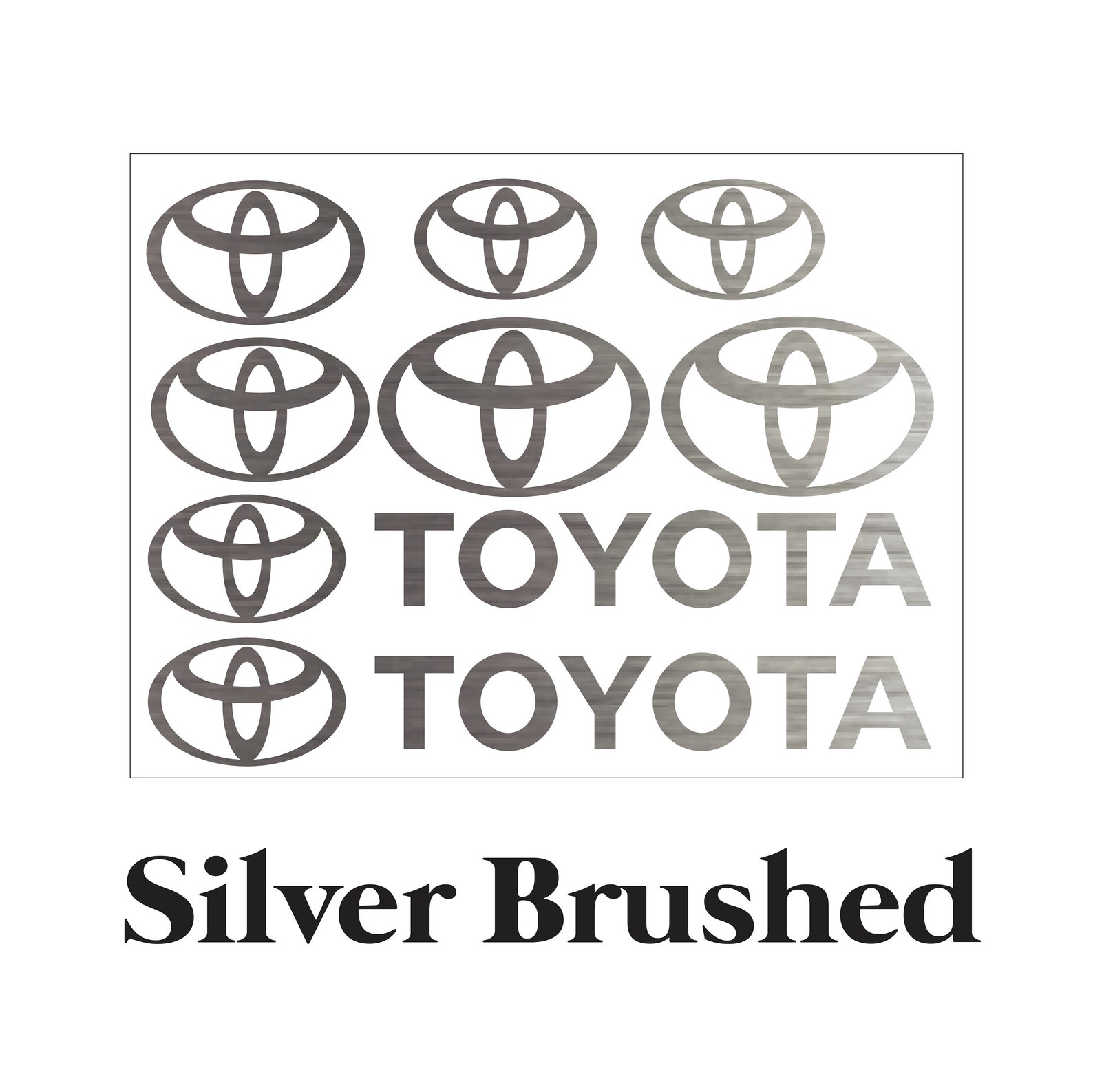 TOYOTA Car Decals / Vinyl Sticker / Bumper Sticker Etsy Italia