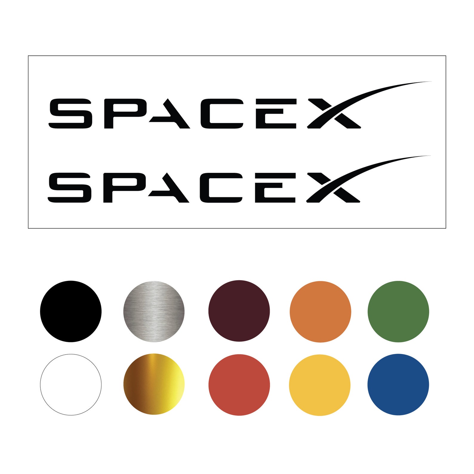 Spacex Car Decals / Vinyl Sticker / Bumper Sticker Etsy UK