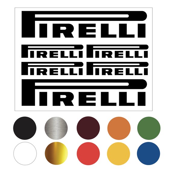 PIRELLI Car Decals / Vinyl Sticker / Bumper Sticker Etsy Canada