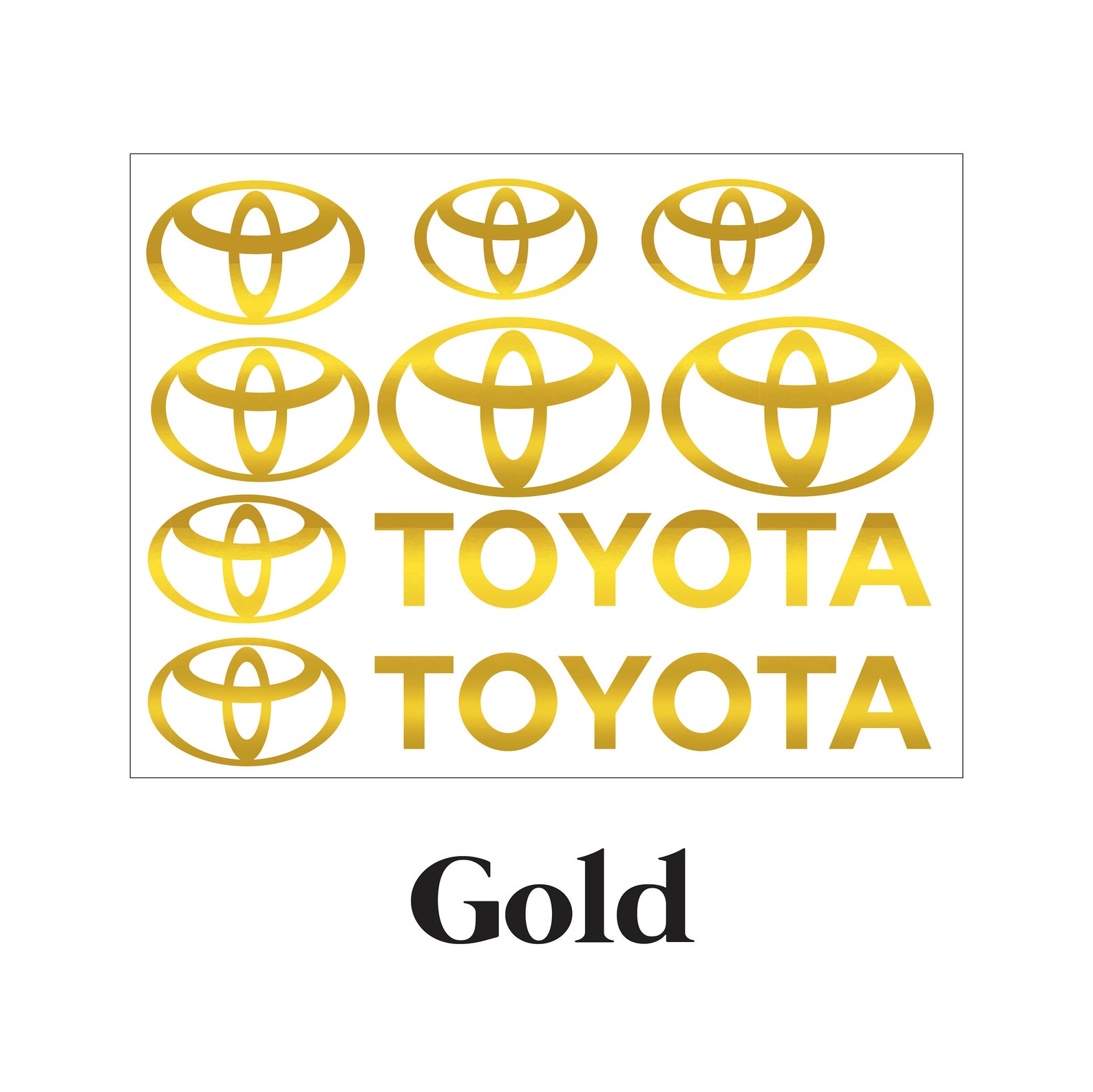 TOYOTA Car Decals / Vinyl Sticker / Bumper Sticker Etsy Italia