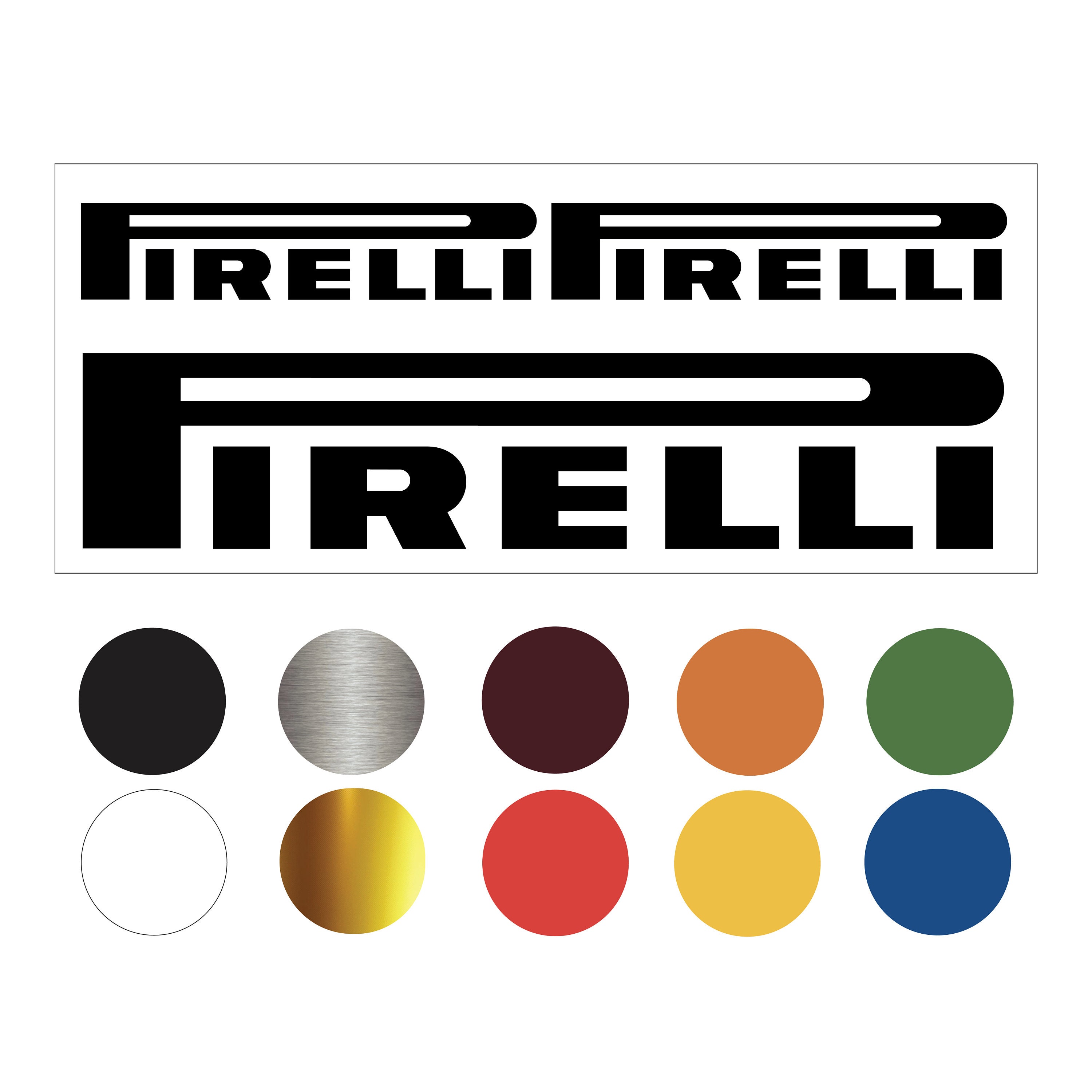 PIRELLI decals / Stickers Buy 1 Get 1 FREE and Free Etsy