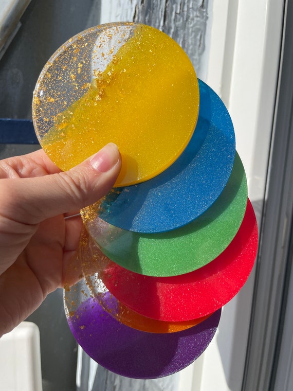 Sous-verre En Résine époxy – Fait Main – Neuf