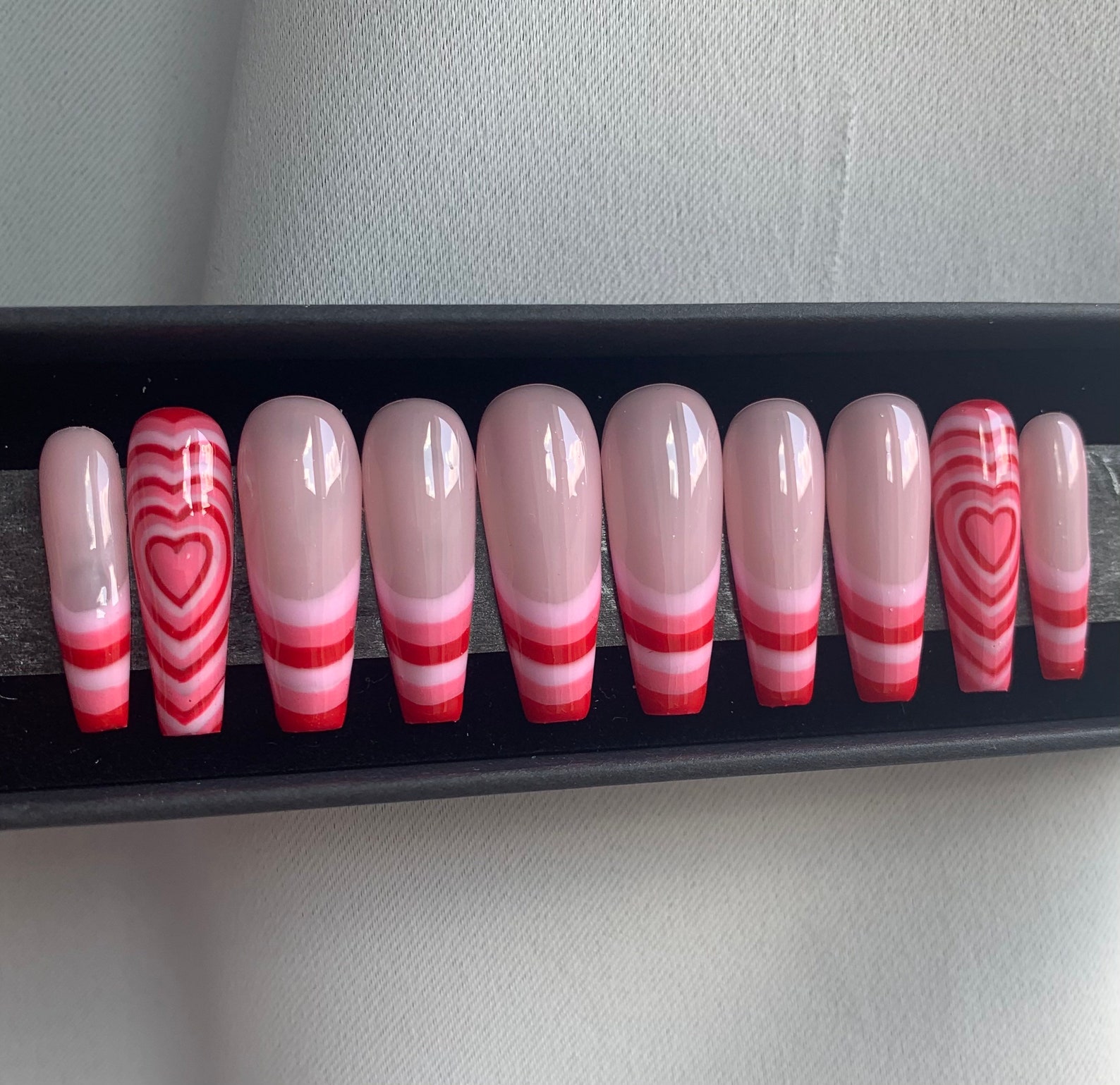 Powerpuff Girls Pink Heart Cute Hand Painted Valentines Press Etsy