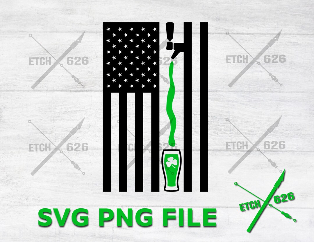 American Beer Digital File, American Flag, Beer Tap, Download, 5 Files ...