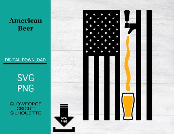 American Beer Digital File American Flag Beer Tap Download | Etsy