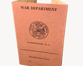 US Army Card Set für WW2 GI Reenactment Pocket Filler, Film Prop Reproduktion