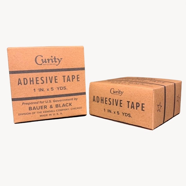 Adhesive Surgical Tape 1" for US WW2 Medical Kit Vehicle First Aid, Reproduction