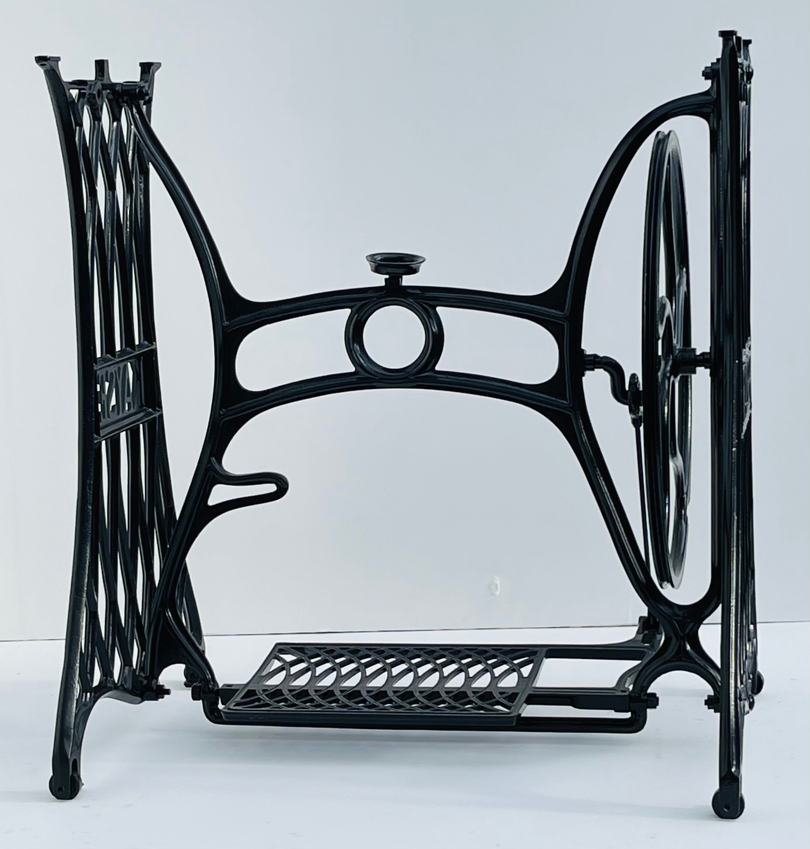 Kayser Singer type large industrial sewing machine legs stand Etsy