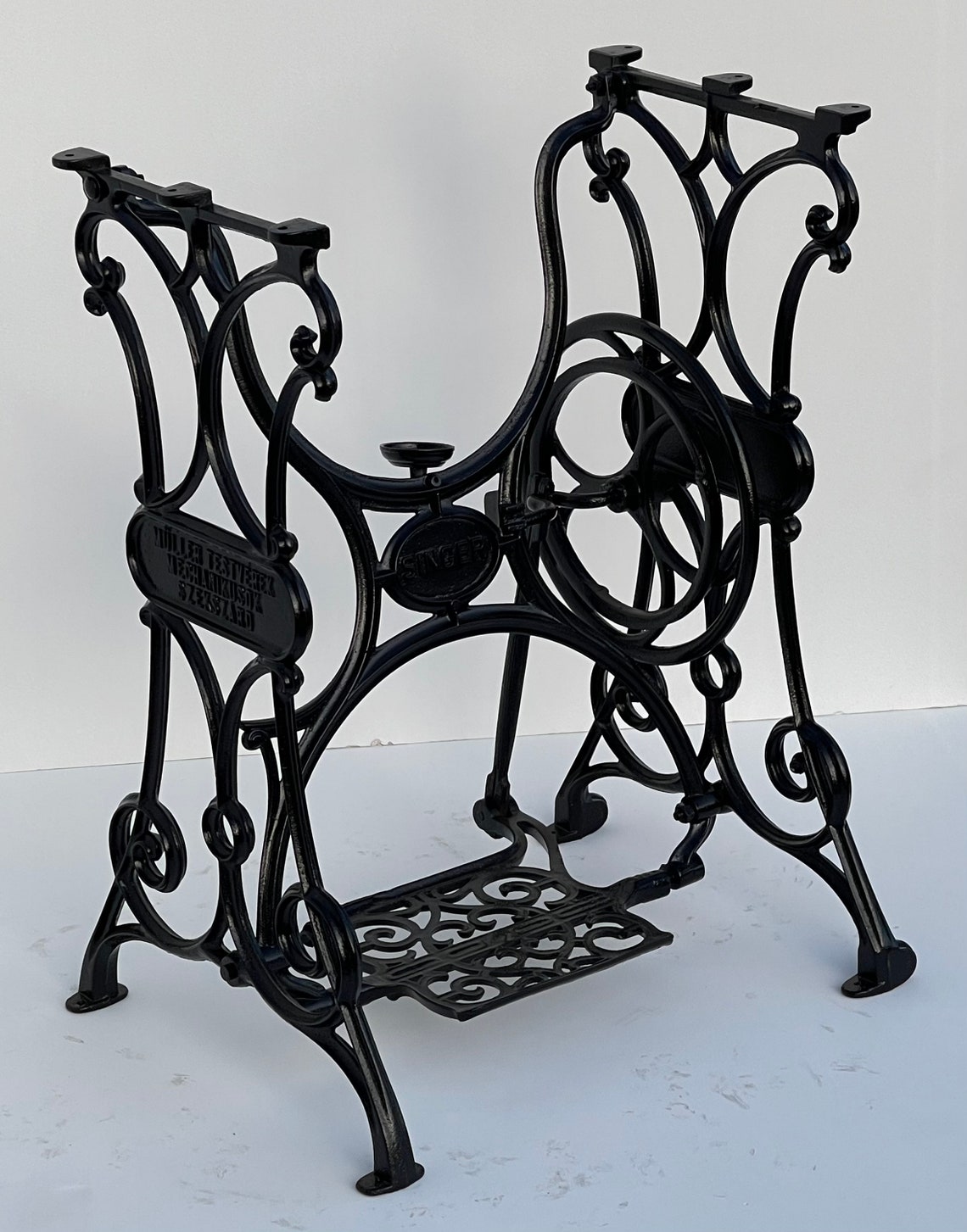 Singer Sewing Machine Legs Stand Treadle Tableauthentic Etsy UK