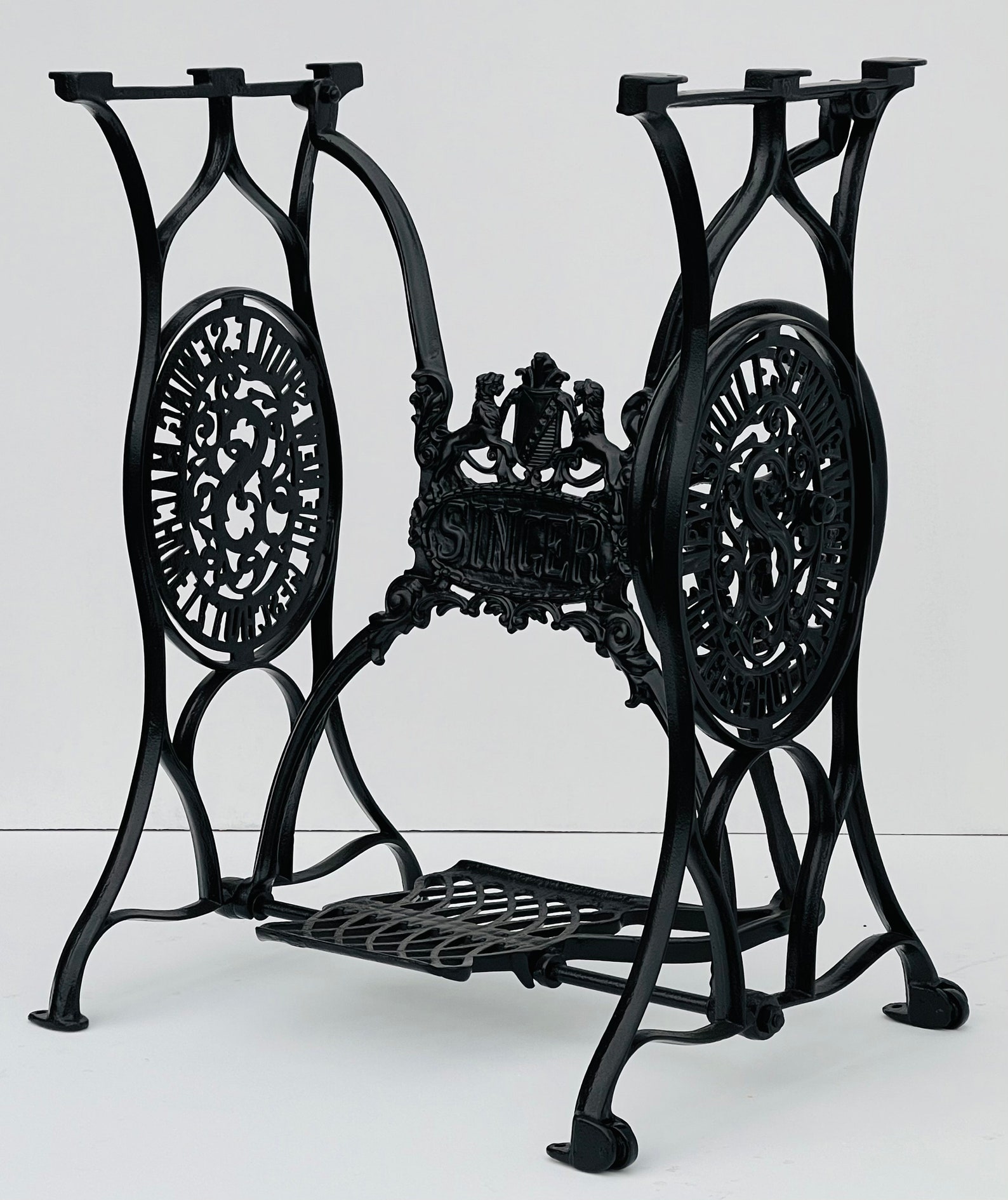 Singer Sewing Machine Legs Stand Treadle Tableauthentic Etsy