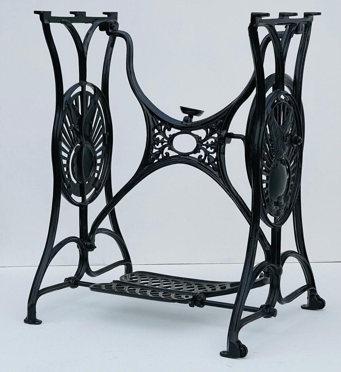 Singer Sewing Machine Legs Stand Treadle Tableauthentic Etsy