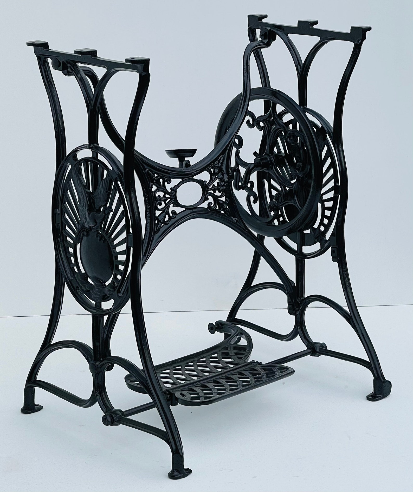 Singer Sewing Machine Legs Stand Treadle Tableauthentic Etsy