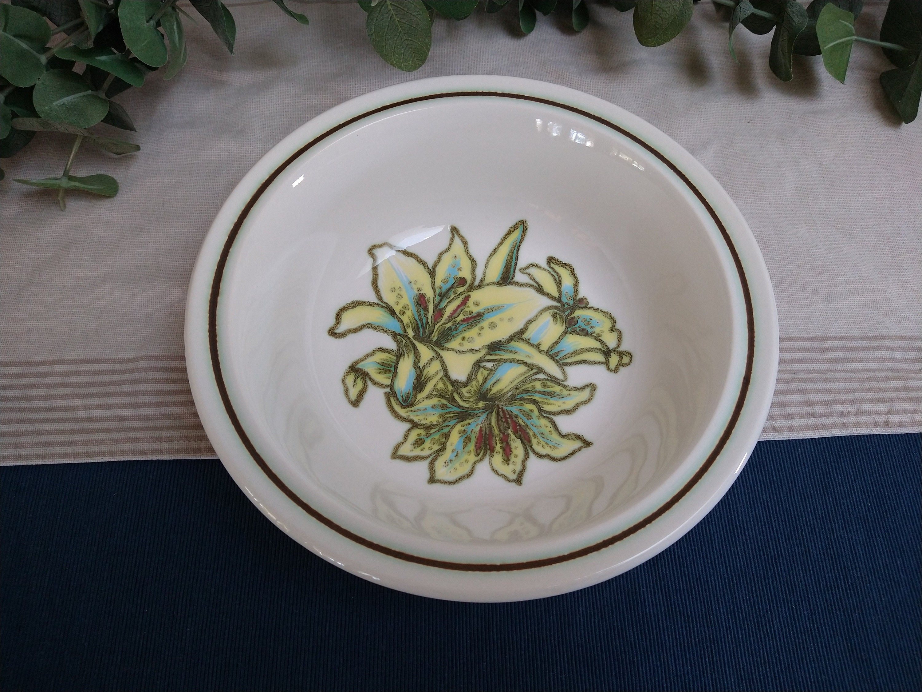 Royal Worcester Palissy Orchid Sugar Bowl with Lid and Creamer Floral England 70's Royal Worcester Palissy Orchid Sugar Bowl with Lid and Creamer Floral England 70's