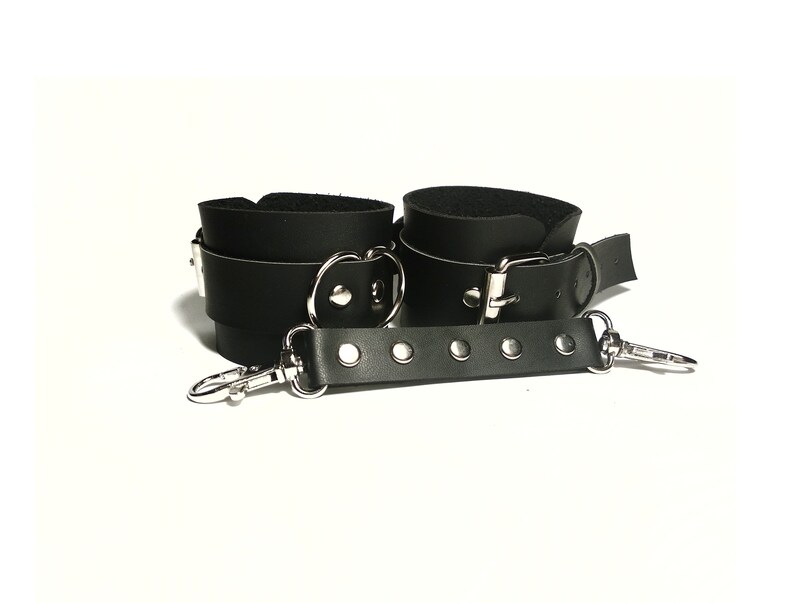 Handcuffs Set With Collar, BDSM Collar, Bondage Collar, Bondage ...
