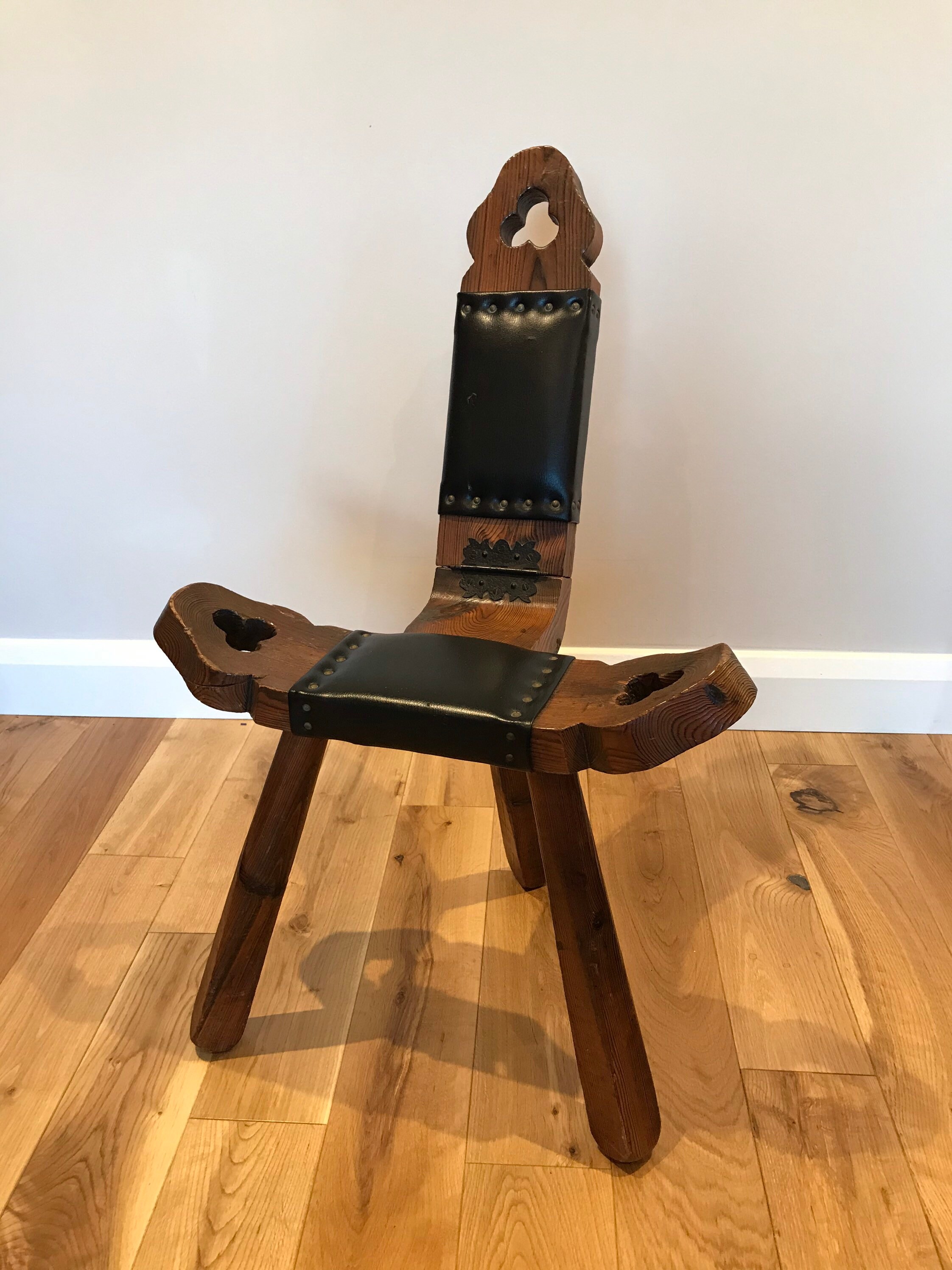 Vintage 1950s Hand Made Spinning Chair Etsy