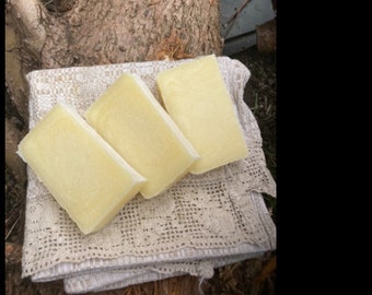 100% Grass Fed Beef Tallow Soap/Unscented/Pure/Old Fashioned/Handcrafted/Natural