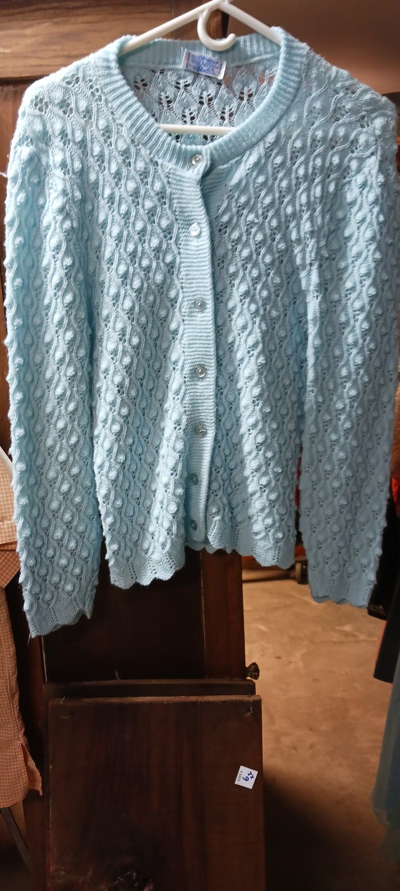 Vintage Wintuk Baby Blue Or Pink Sweater