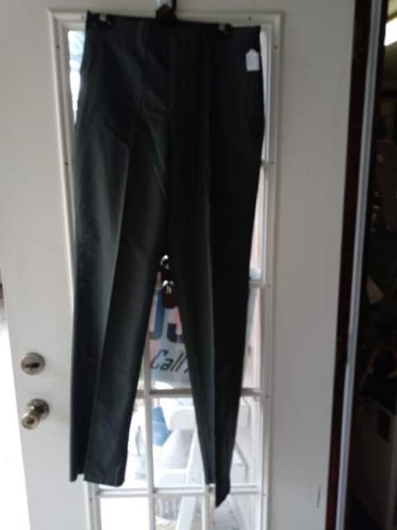 Men's Vietnam Era Army Green Dress Pants 34x34 Gem