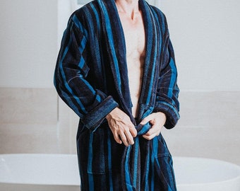 The Salcombe - Men's British Luxury Bathrobe