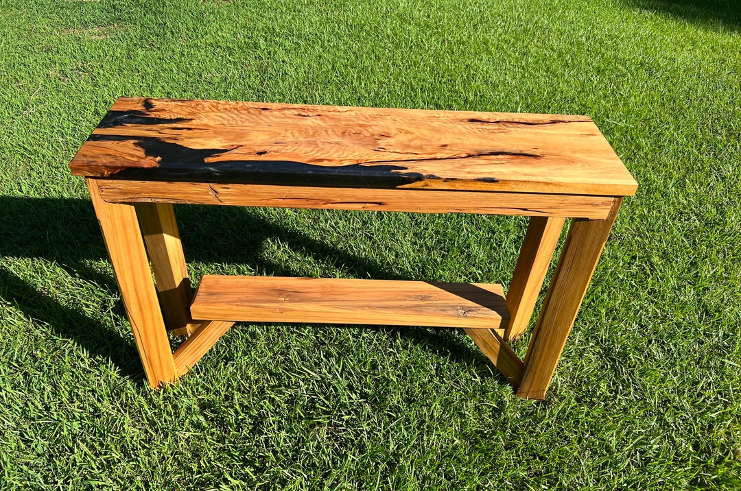 Sinker Cypress All Wood Entry Table Etsy