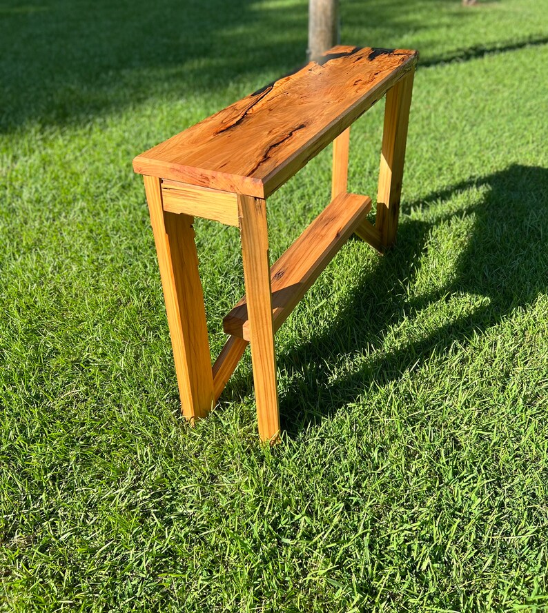 Sinker Cypress All Wood Entry Table Etsy