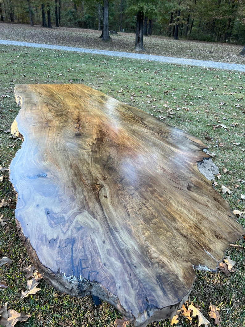 Custom Order Louisiana Sinker Cypress Solid Slab Dinning Table - Etsy