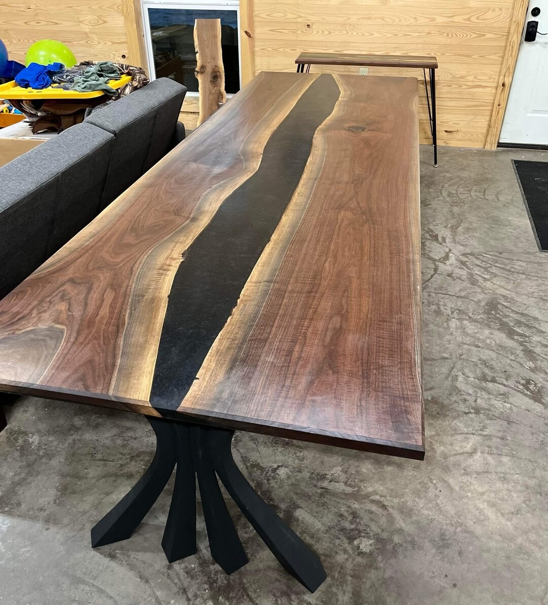 Black Walnut River Table Etsy