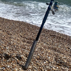 electricity microwave fishing pole sand spikes Fish-N-Mate AL-50 Aluminum Spike 50" and beach fishing New 48 Aluminum Rodholder Sandspikes(Anodized)*