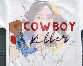 Cowboy Killer PNG File, Western Sublimation Design (Digital Download)