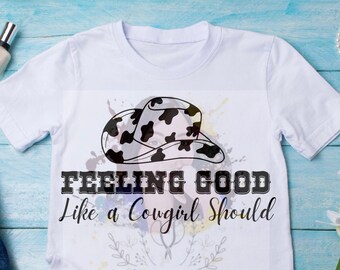 Cowgirl Hat Sublimation Design, Western Saying PNG SVG (Digital Download)