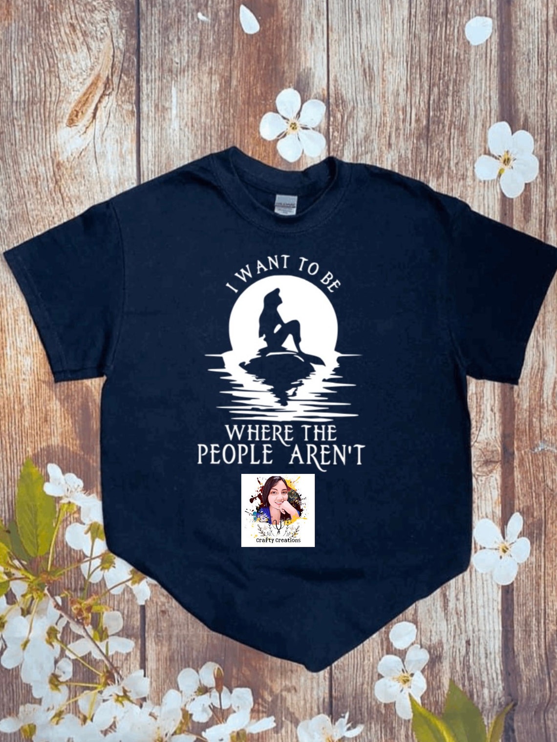 I Want To Be Where The People Aren't Shirt Mermaid | Etsy