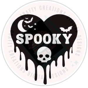 Spooky Heart dripping vinyl car decal, Goth girl decal, Emo Girls decal, decal, Funny Car Bumper Sticker, Car Window decal, Goth Accessories