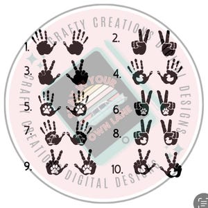 Wave Hand Decals, Car Mirror Sticker, Adventure Decal, Dog Paw, Set of 2